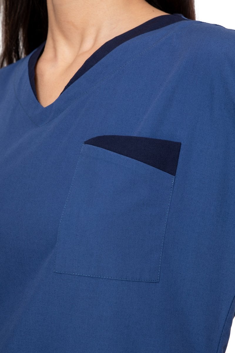 Cerrahi Ameliyathane ve Nöbet Forma Takımı-Rg-04 38-S - İndigo(Petrol Mavi)