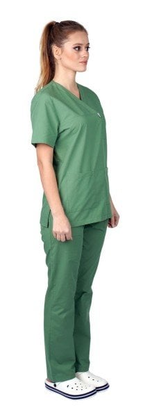 Cerrahi Forma Kadın Fıstık Yeşili Terikoton