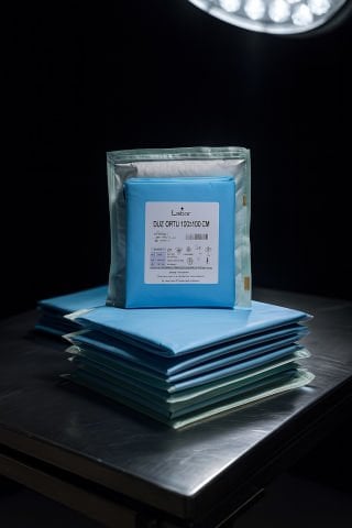 Düz Örtü 100 cm 100 cm steril paket