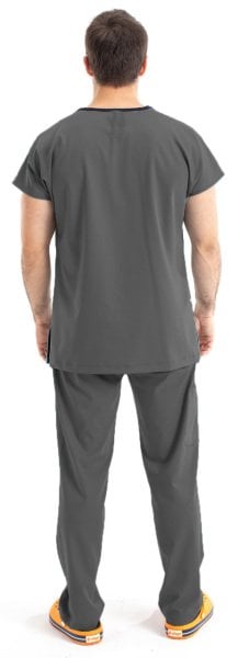 Dr Greys Model Cerrahi Forma Terikoton Erkek Füme