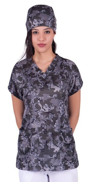 Desenli Tek Üst Bayan Model 21