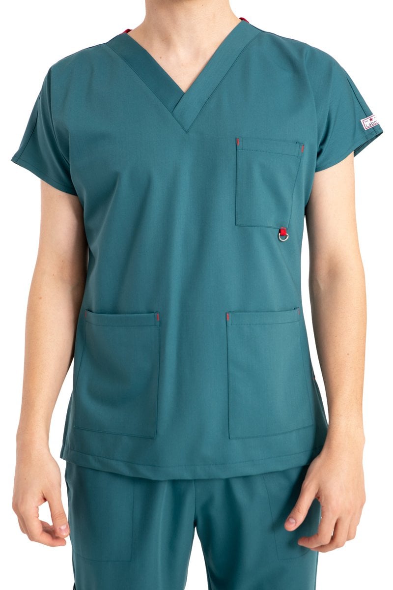 Dr Elastik Scrubs Likralı Pamuklu Erkek Petrol Yeşili