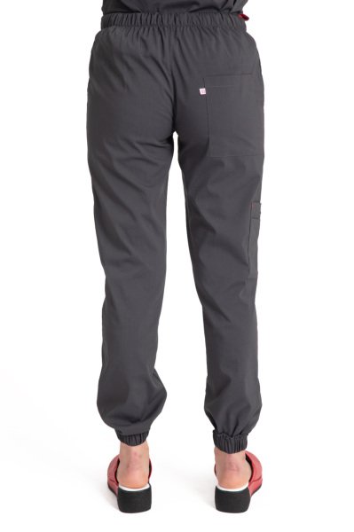 Dr jogger pantolon likralı koton kadın tek alt Füme - 60-9XL Özel Sipariş