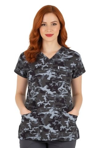 Desenli Tek Üst Bayan Model 24 Dry Touch Kumaş