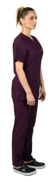 Cerrahi Forma Takımları Kadın Terikoton Kumaş Tüm Renkler 58-8XL Özel Sipariş - MÜRDÜM-39