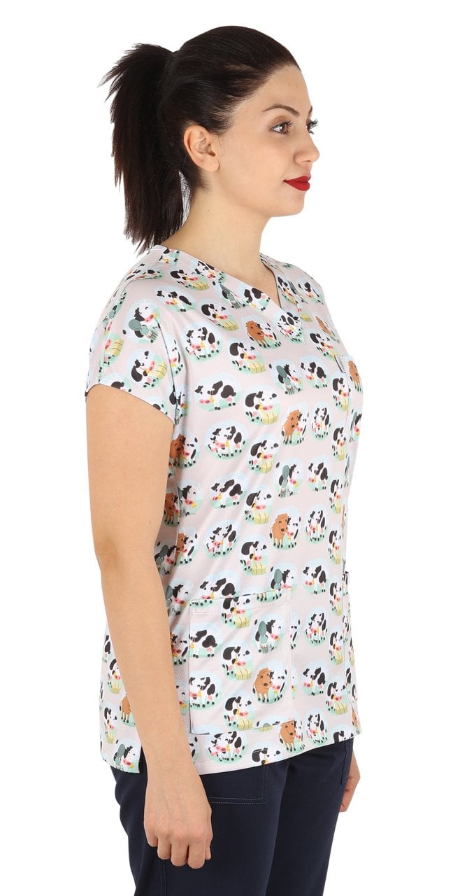 Desenli Tek Üst Bayan Model 33 Dry Touch Kumaş