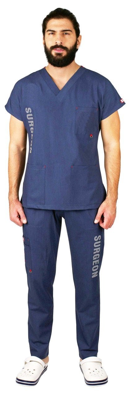 Özel Tasarım Cerrahi Forma Surgeon baskılı