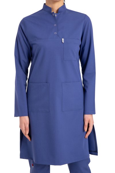 Likralı Pamuklu Tesettür Forma Tst-03 46/XXL - İndigo