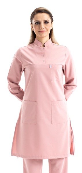 Likralı Pamuklu Tesettür Forma Tst-03 52/5XL Özel Sipariş - Pudra