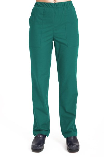 Hemşire Tesettür Terikoton Takım Tst-01 62-10XL Özel Sipariş - Has. Yeşili