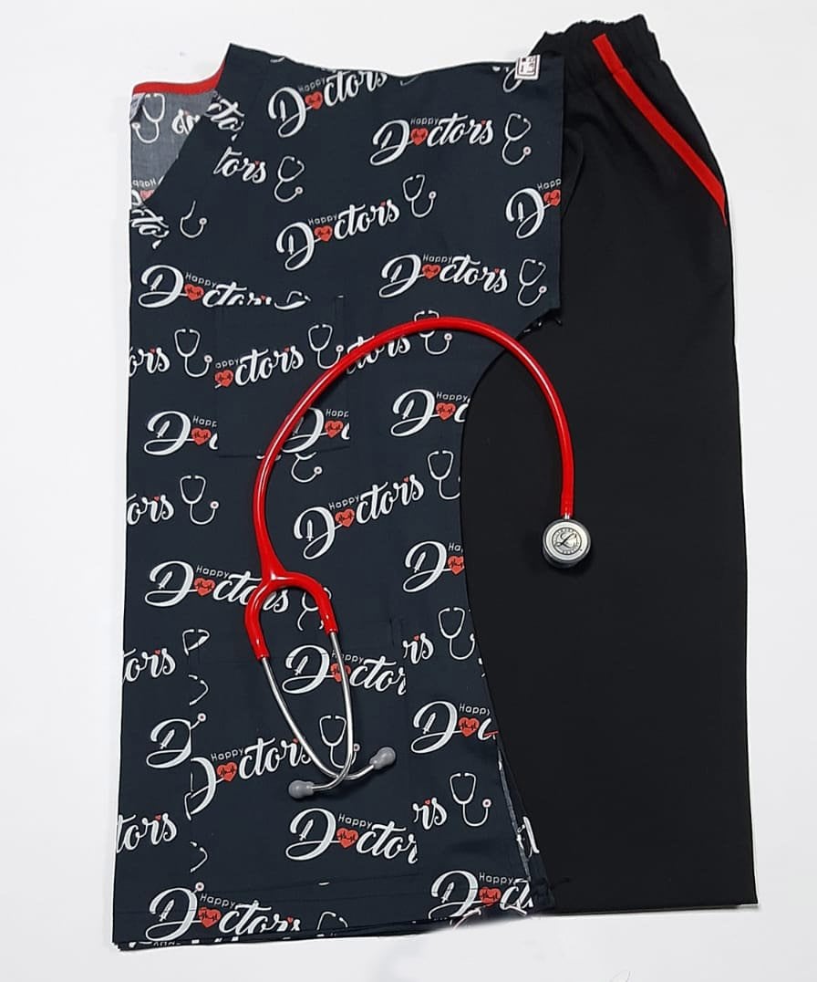 Likralı pamuklu erkek takım kalp tıp desenli rg03 44/2XS Erkek