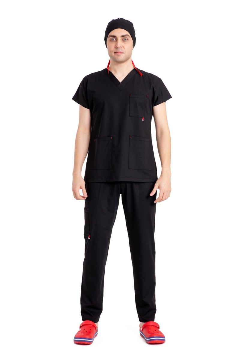 Dr Elastik Likralı Pamuklu Erkek Siyah