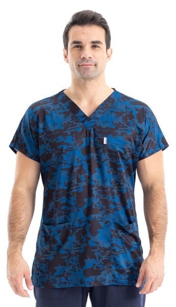 Labor Kamuflaj Desenli Cerrahi Forma | Tek Üst | Dry Touch Kumaş -23