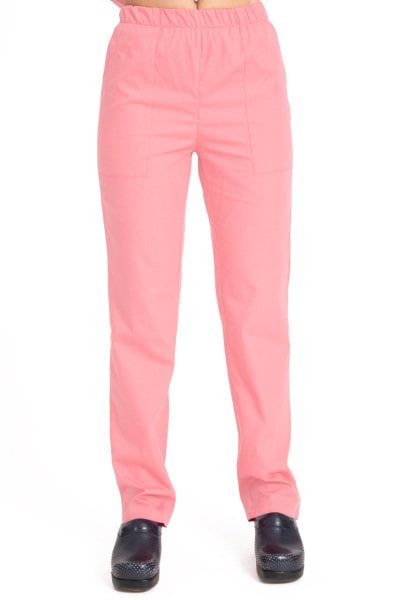 Hemşire Tesettür Terikoton Takım Tst-01 34-XXS - Toz Pembe
