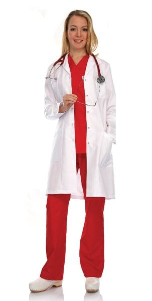 Önlük Bayan Doktor Ceket Yaka Alpaka Kumaş Bp-01-90 cm