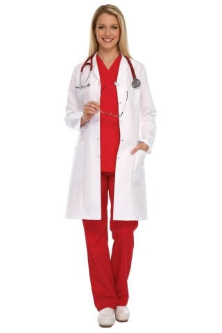 Önlük Bayan Doktor Ceket Yaka Alpaka Kumaş Bp-01-90 cm