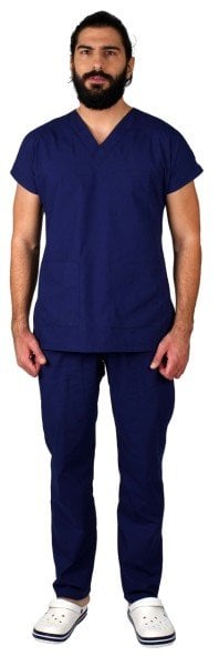 Dr Greys Model Cerrahi Forma Terikoton Açık Lacivert