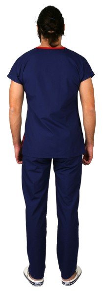 Dr Greys Model Cerrahi Forma Terikoton Açık Lacivert