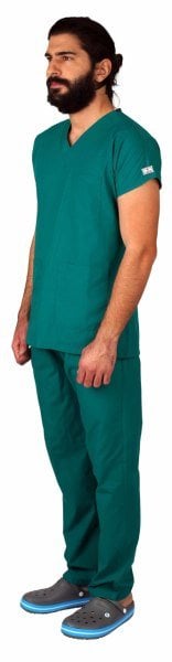 Dr Greys Model Cerrahi Forma Terikoton Hastane Yeşili