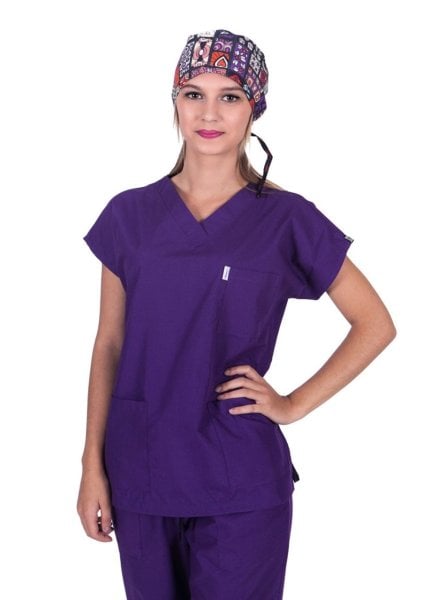 Dr.Greys Model Bayan Tek Üst Terikoton Kumaş Forma