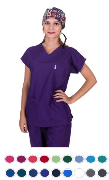 Dr.Greys Model Bayan Tek Üst Terikoton Kumaş Forma