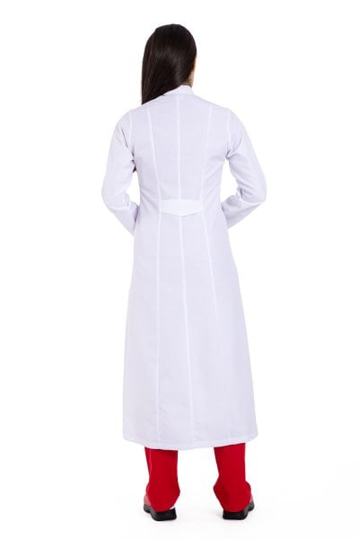 Laboratuvar Önlüğü Kadın Uzun 120 cm Boy Hakim Yaka Bp11 46-2XL