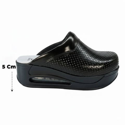 Sabo Siyah Airmax Taban Kadın Hastane Terliği