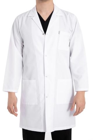 Labor Erkek Öğretmen Önlüğü / Beyaz Uzun Boy Ceket Yaka / EP-01 Model
