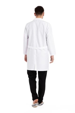 Labor Erkek Öğretmen Önlüğü / Beyaz Uzun Boy Ceket Yaka / EP-01 Model
