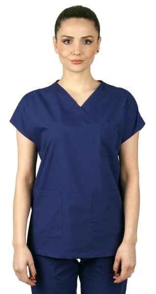 Dr Greys Modeli Cerrahi Forma Kadın Açık Lacivert