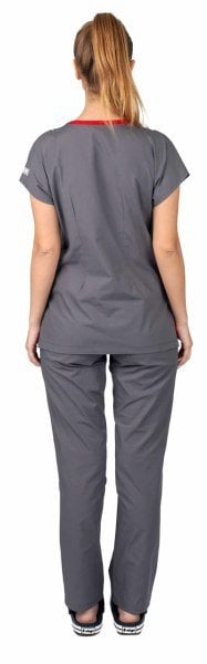 Dr Greys Modeli Cerrahi Forma Kadın Füme Terikoton