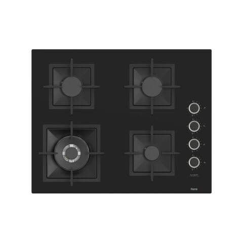 FERRE SC405-WFA FLAMEART SİYAH BĞZ. DÖKÜM IZG. 65 CM CAM OCAK