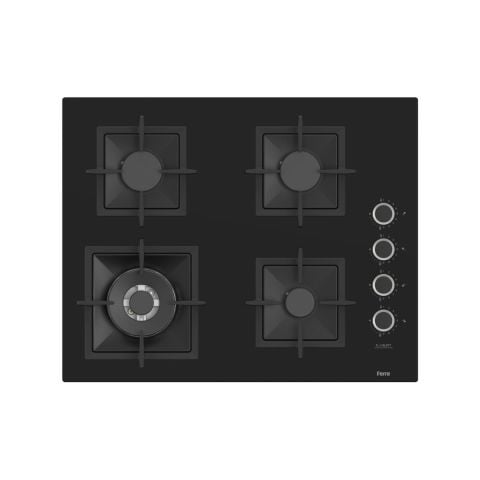 FERRE SC405-WFA FLAMEART SİYAH BĞZ. DÖKÜM IZG. 65 CM CAM OCAK