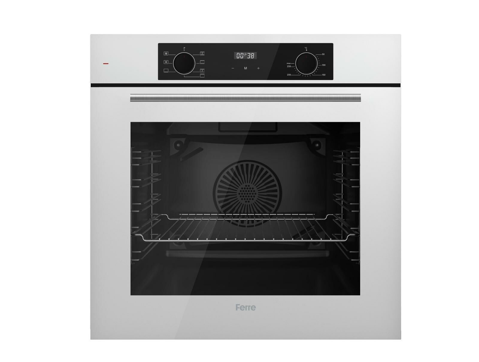 FERRE QBL63CB FLOWART SERİSİ BEYAZ ANKASTRE FIRIN (0+7 KONUM)