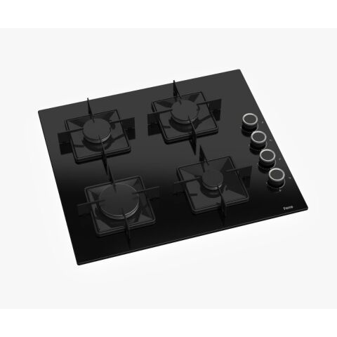 Ferre FRYART-SILENTART Serisi Siyah Set (SS205 + QEP63CS +D063-SA ) - Emaye Izgara