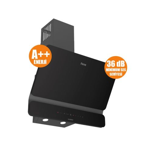 Ferre FRYART-SILENTART Serisi Siyah Set (SS205 + QEP63CS +D080-SA ) - Emaye Izgara