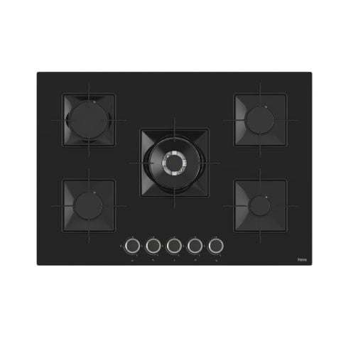 Ferre STEAMART-FRYART-SILENTART Serisi Siyah Set (SS035 + QEP64CS +D080-SA ) - Emaye Izgara