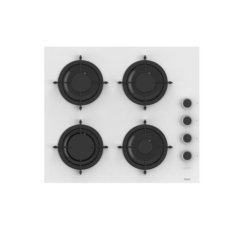 Ferre FLOWART-SILENTART Serisi Beyaz Set (CS206-FA + QBL63CB +D078-SA ) - Emaye Izgara