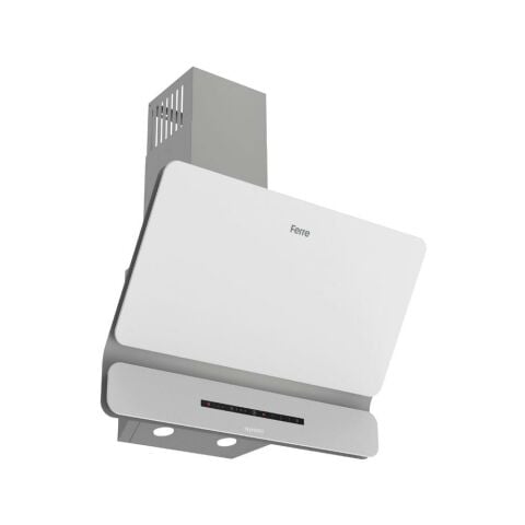 Ferre FLOWART-SILENTART Serisi Beyaz Set (CS206-FA + QBL63CB +D081-SA ) - Emaye Izgara