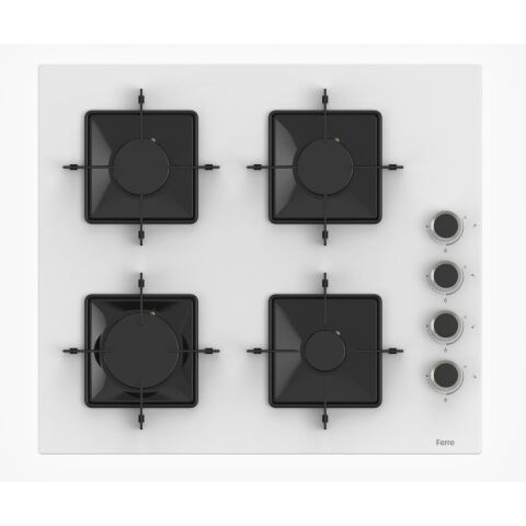 Ferre STEAMART-FRYART-SILENTART Serisi Beyaz Set (SS206 + QEP63CB +D064-SA ) - Emaye Izgara