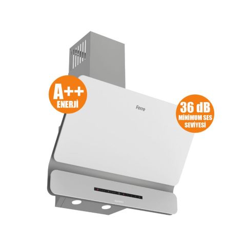 Ferre STEAMART-FRYART-SILENTART Serisi Beyaz Set (SS036 + QEP64CB +D081-SA ) - Emaye Izgara