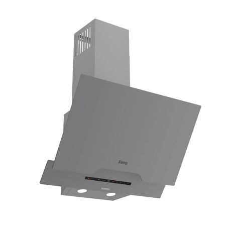 Ferre FLOWART-SILENTART Serisi Gri Set (SC408-WFA + QBL63CPR +D065-SA ) - Döküm Izgara / 65 cm Ocak