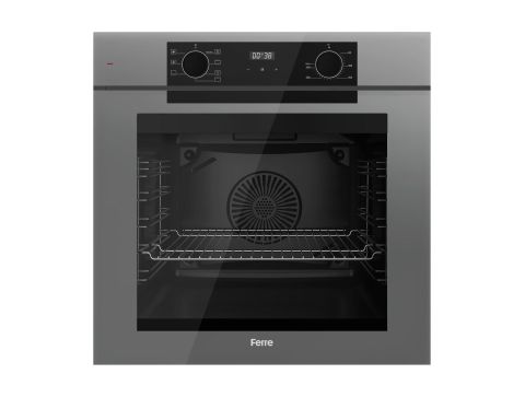 Ferre FRYART Serisi Gri Set (SC408-WFA + QEP63CPR +D079 ) - Döküm Izgara / 65 cm Ocak