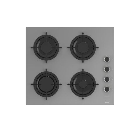 Ferre FRYART-SILENTART Serisi Gri Set (CS208-FA + QEP63CPR +D065-SA ) - Emaye Izgara / Kademeli Musluk