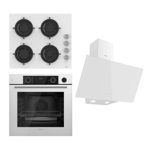 Ferre STEAMART&FRYART Serisi Buharlı Pişirme Beyaz Set (CS206 + XE64CB +D078 )