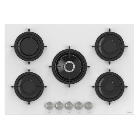 Ferre STEAMART&FRYART Serisi Buharlı Pişirme Beyaz Set (RS036 + XE64CB +D081 )