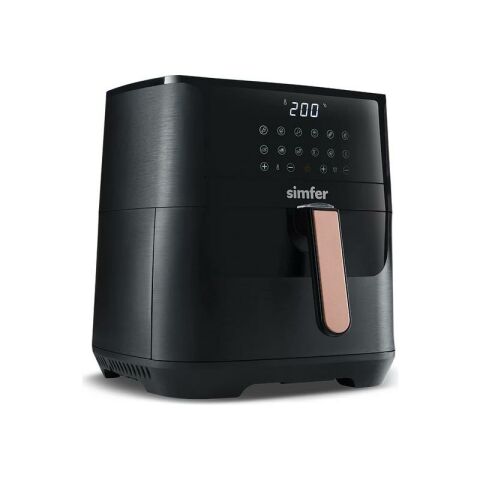 Simfer SK-6704 Air Fry Smart 8 LT Dijital Fritöz Siyah