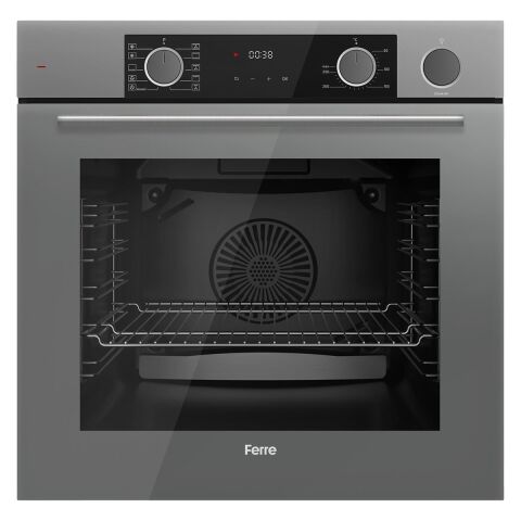 Ferre STEAMART SS Serisi Gri Set (SS208 + XE64CPR +D082 ) - Kare Emaye Izgara