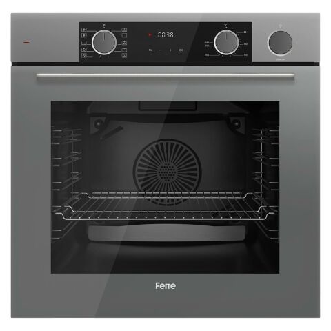 Ferre STEAMART SS Serisi Gri Set (SS208 + XE64CPR +D088 ) - Kare Emaye Izgara