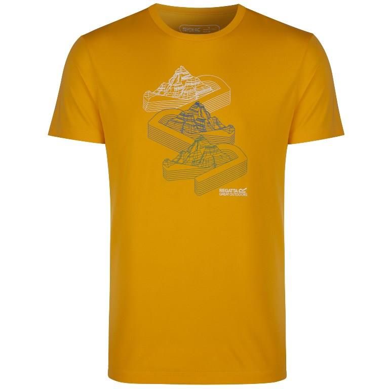 Regatta Fingal Erkek T-Shirt-SARI